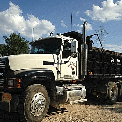 About Us RW Septic Services dump truck