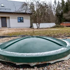 New septic system installation